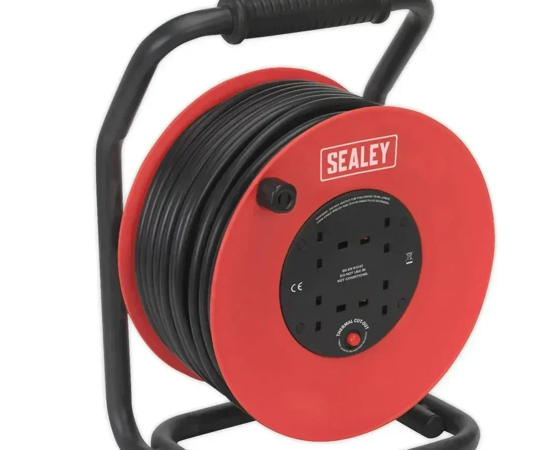 50m Power Cable Reel Extension