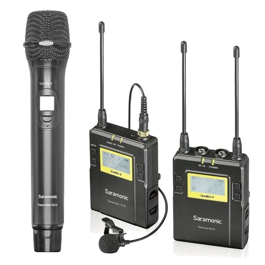 Saramonic UwMic9 1 Mic 1TX 1RX  Wireless Audio Transmitter