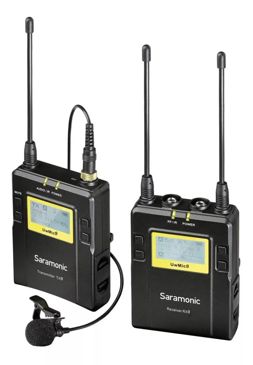 Saramonic UwMic9  1Tx 1RX Wireless Audio Transmitter