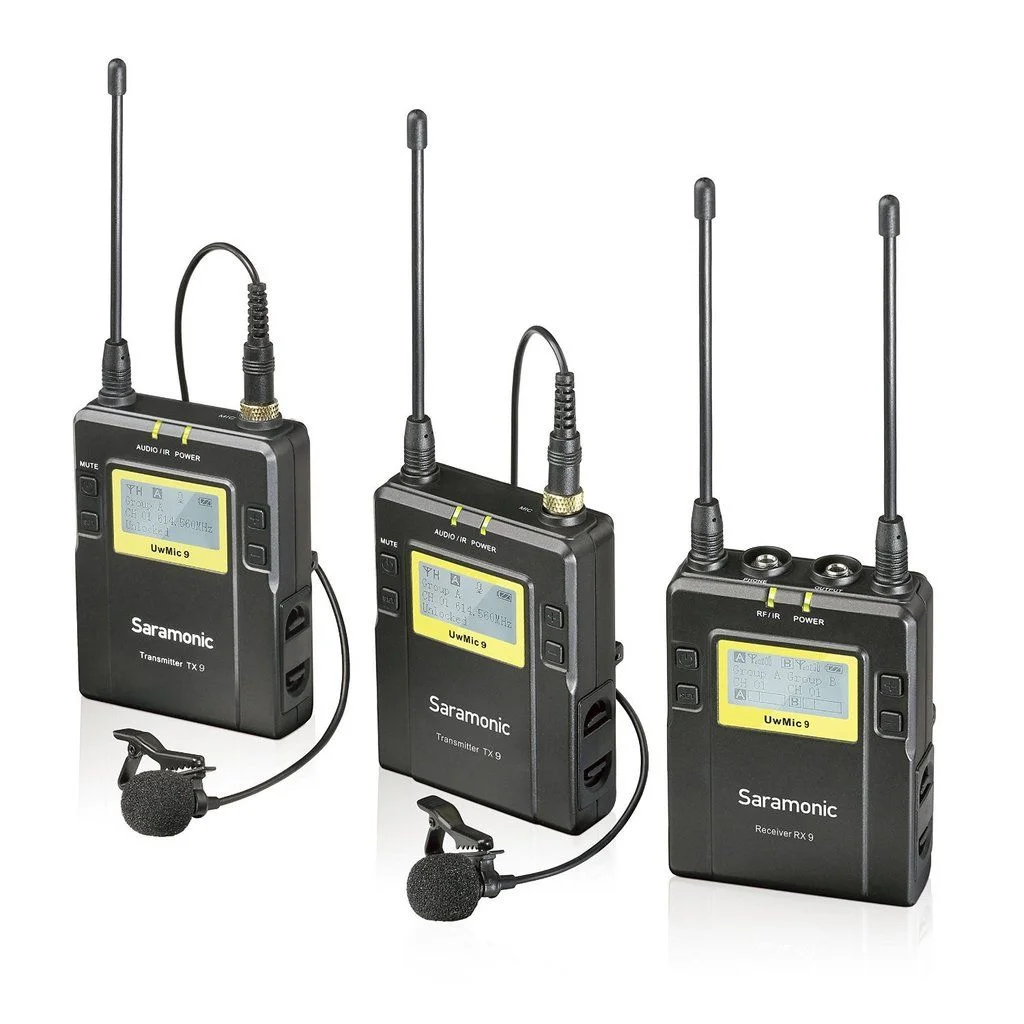 Saramonic UwMic9  2Tx 1RX Wireless Audio Transmitter