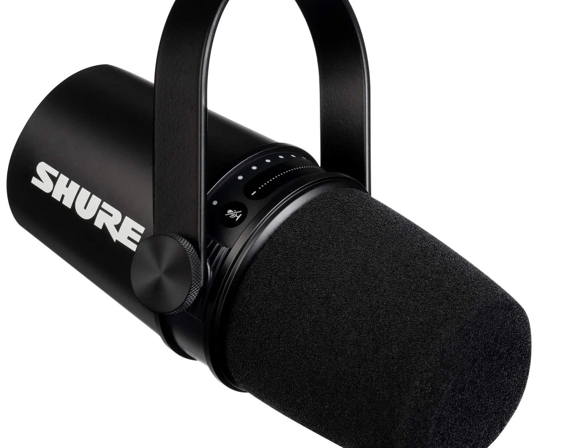 Shure MV7-K Podcast Microphone, Wired, XLR/USB